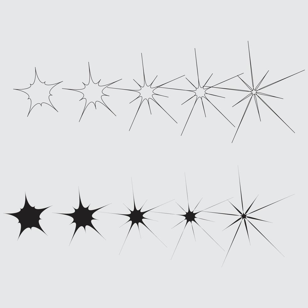 colección de vectores de estrellas