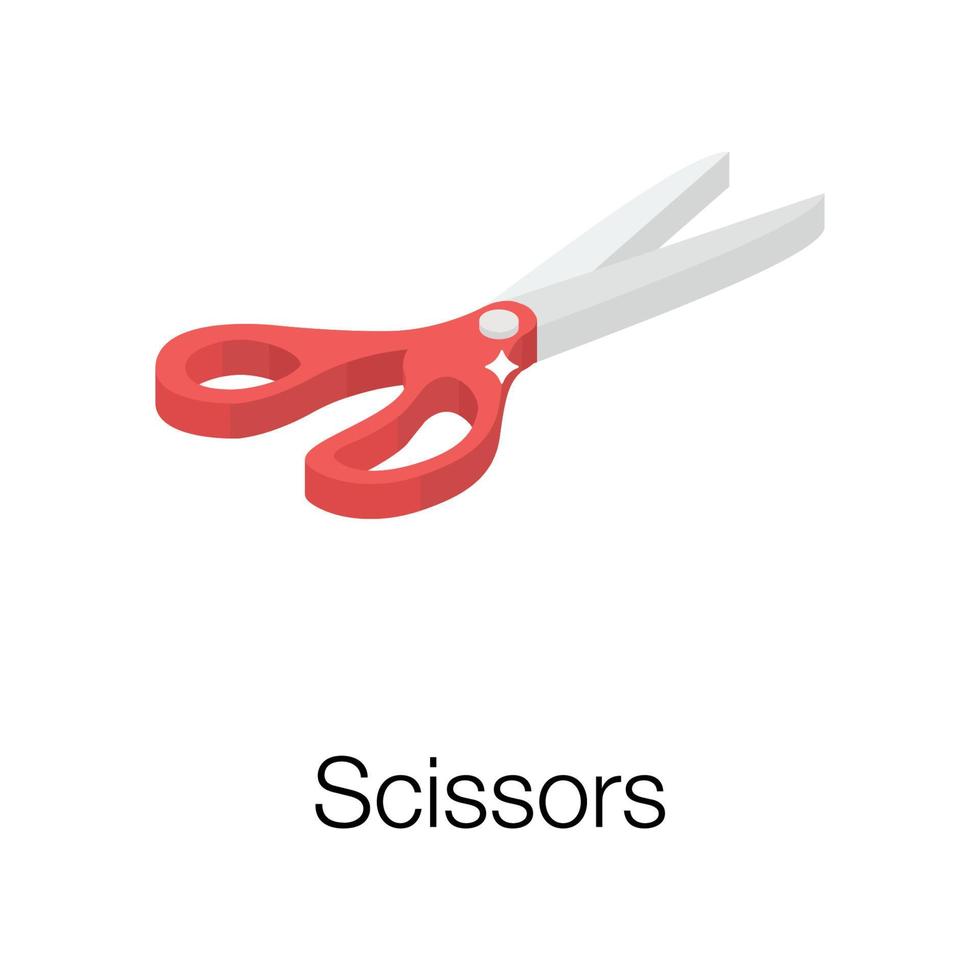 Trendy Scissors Concepts vector