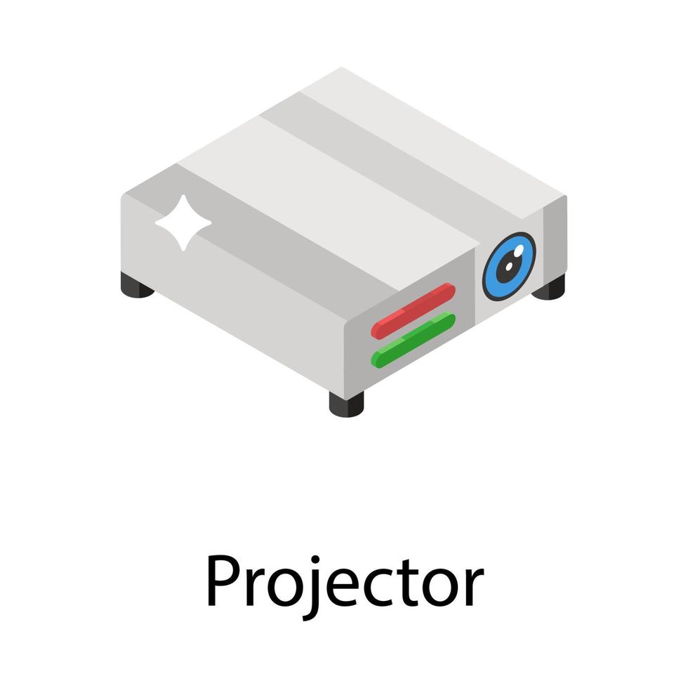 Trendy Projector Concepts vector