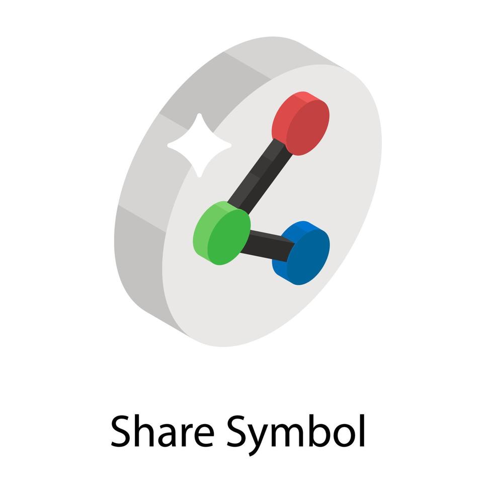 Share Symbol Concepts vector