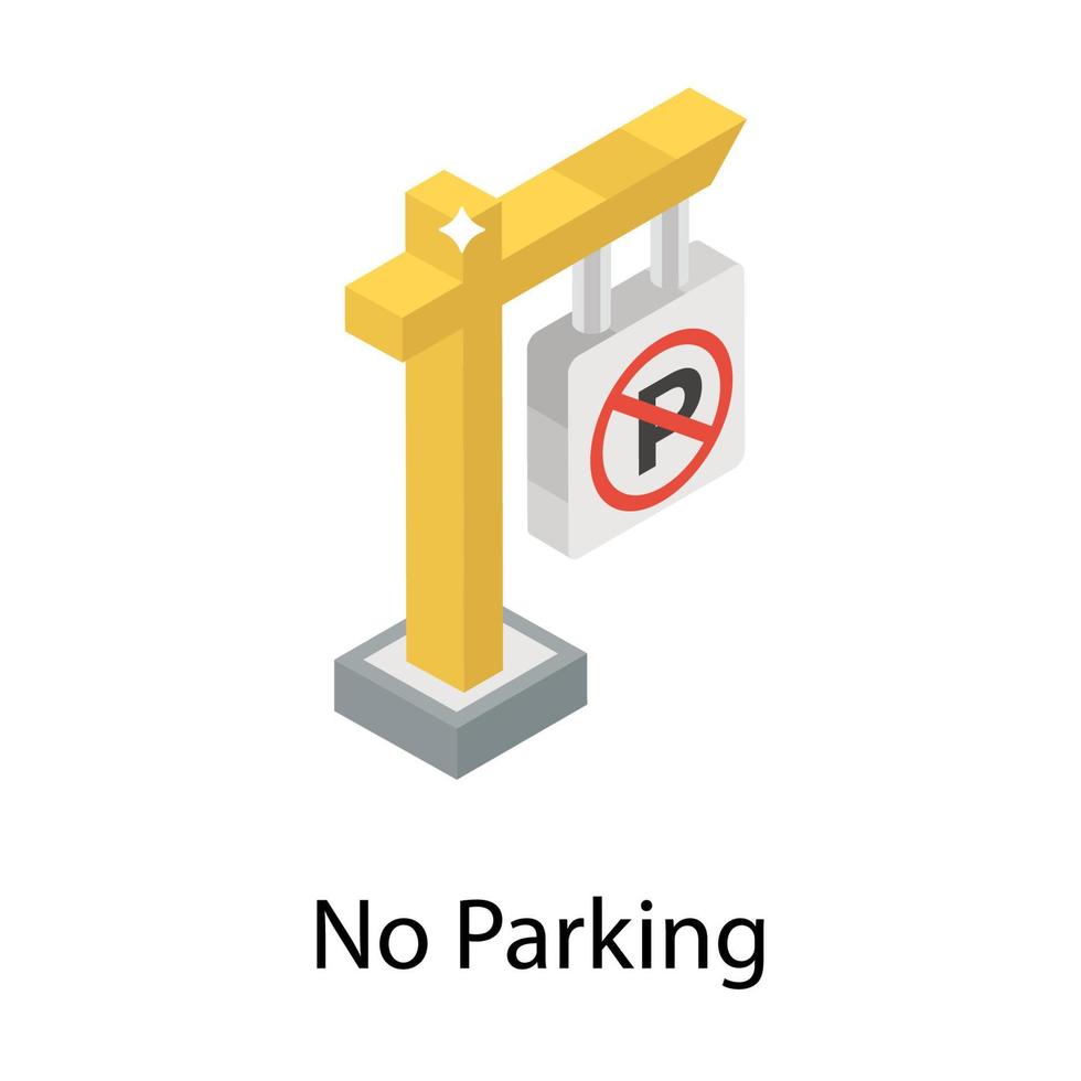 No Parking Concepts vector