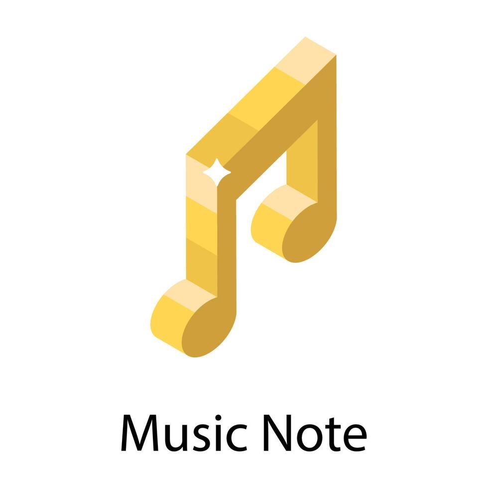 conceptos de notas musicales vector