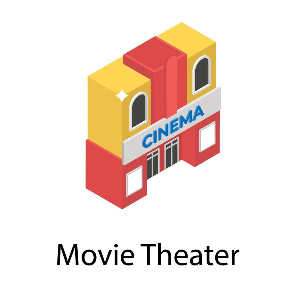 Movie Theater Concepts vector
