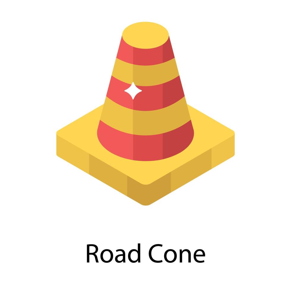 Traffic Cone Concepts vector