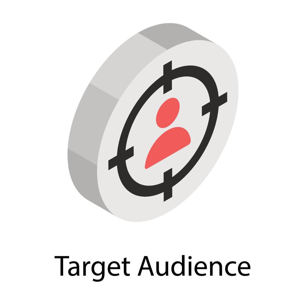 Target Audience Concepts vector