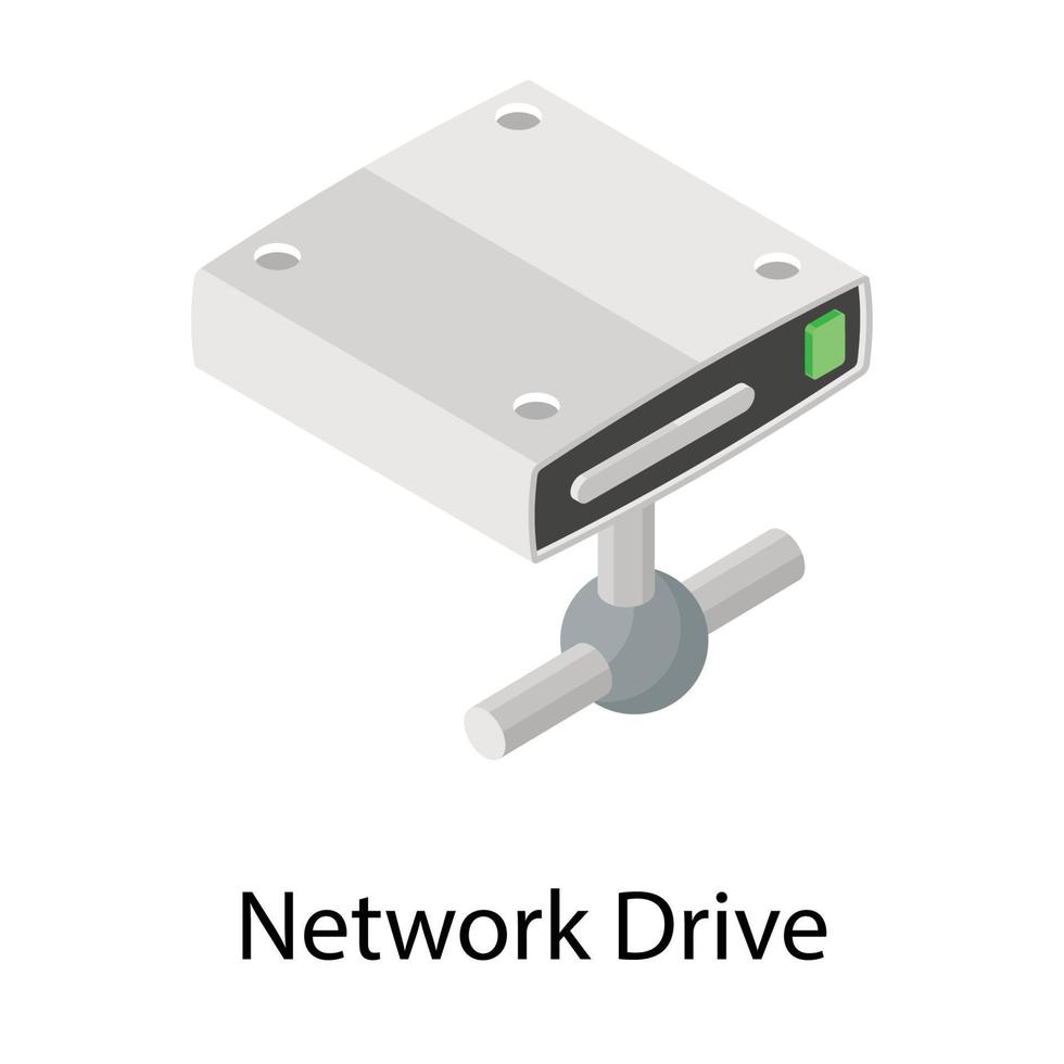 Network Drive Concepts vector