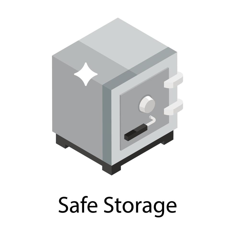 Safe Storage Concepts 5180646 Vector Art at Vecteezy