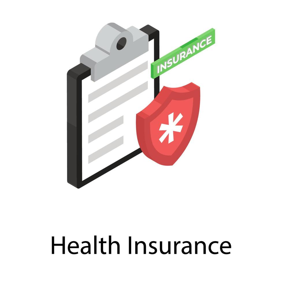 Health Insurance Concepts vector