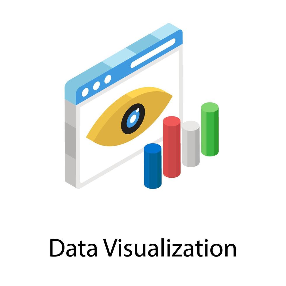 conceptos de visualización de datos vector