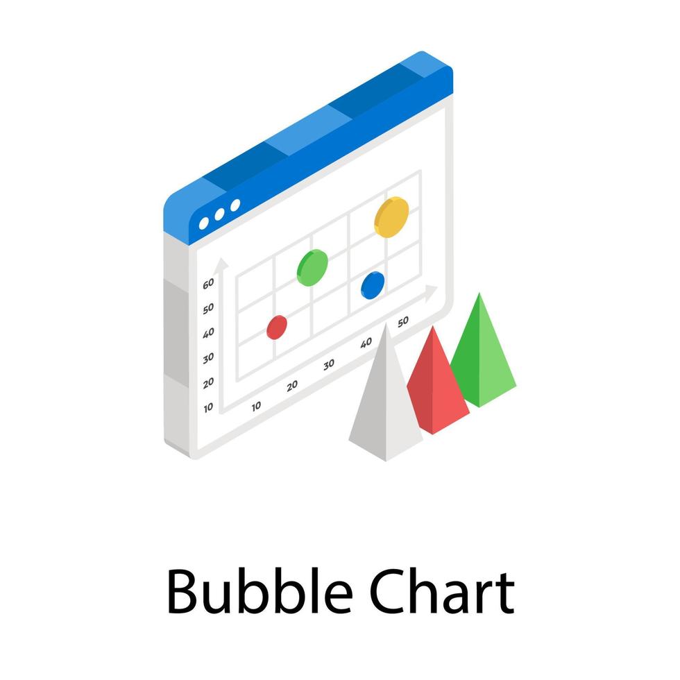 Bubble Chart Concepts vector