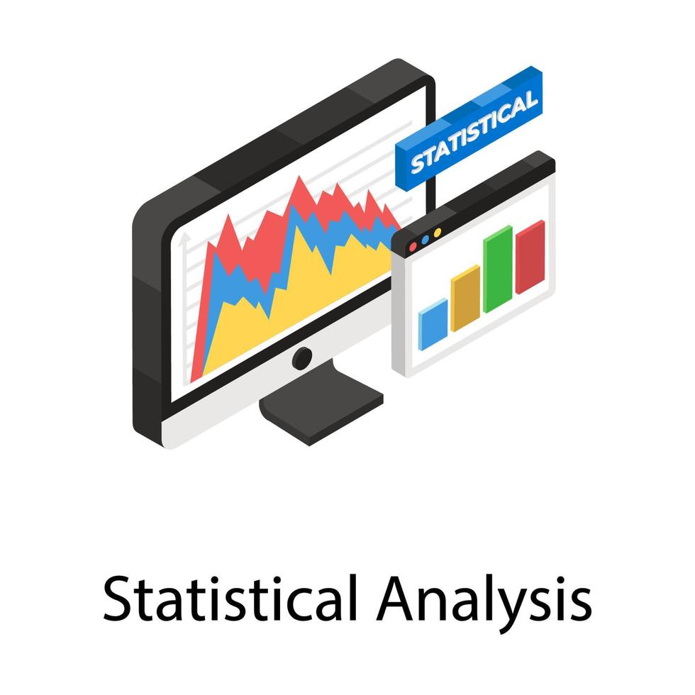 Statistical Analysis Concepts vector