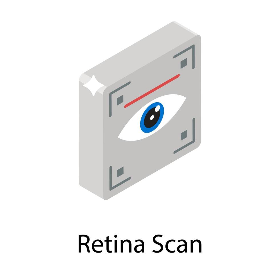 Retina Scan Concepts vector