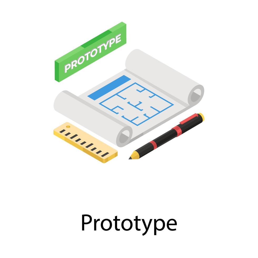 conceptos de prototipos de moda vector