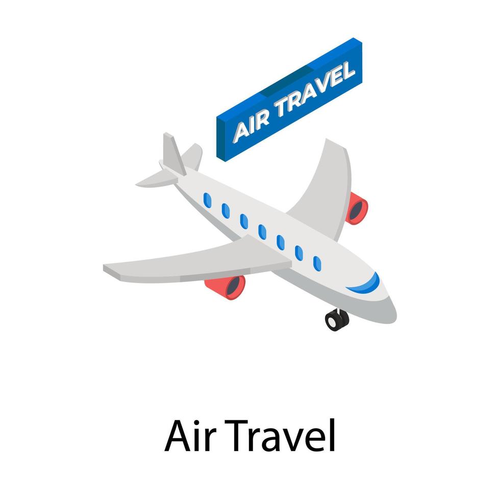 Air Travel Concepts vector