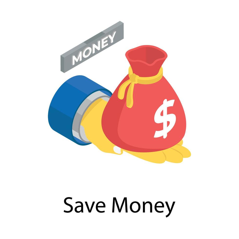 Save Money Concepts vector