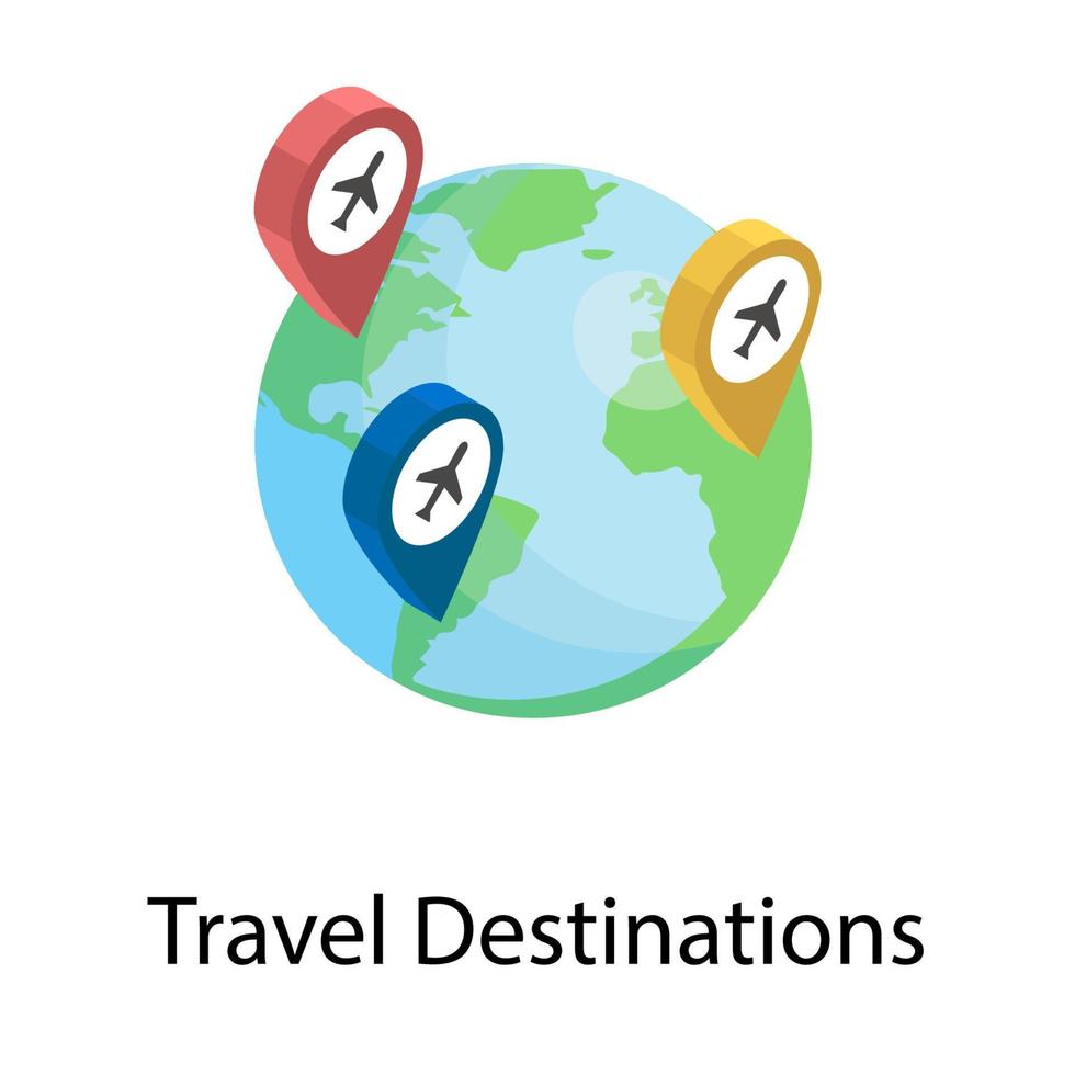 Travel Destination Concepts vector