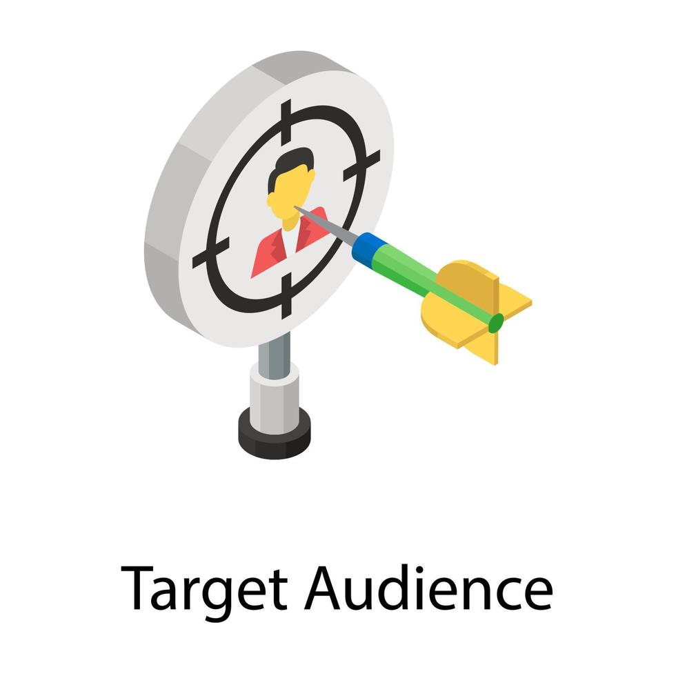 Target Audience Concepts vector