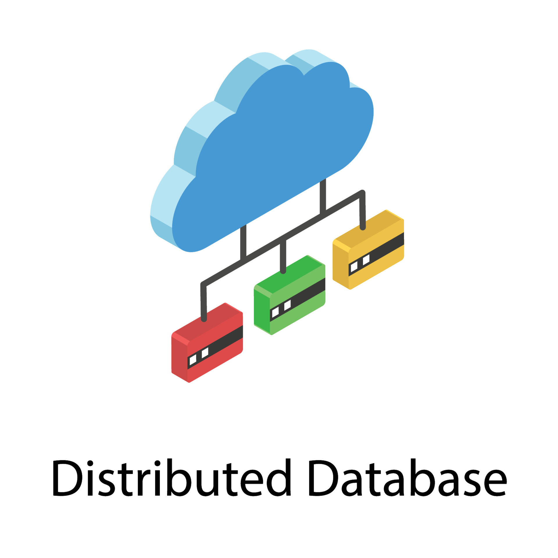 Distributed Database Concepts 5180870 Vector Art at Vecteezy