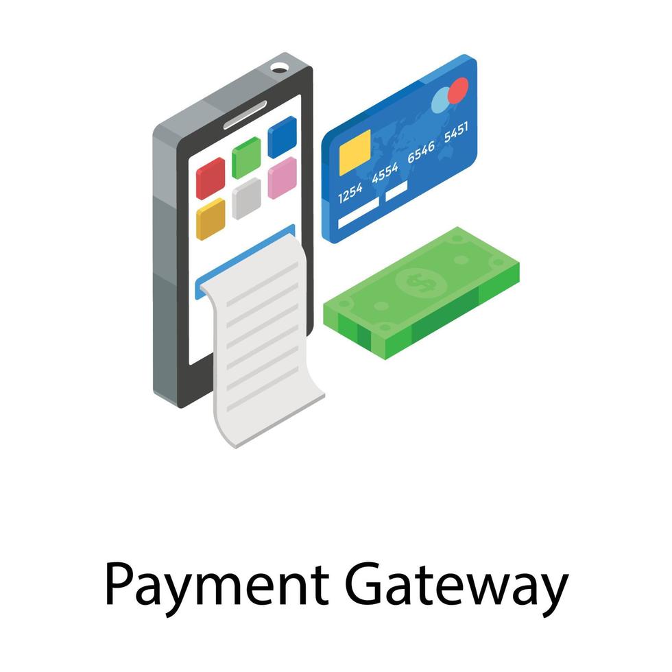 Payment Gateway Concepts vector