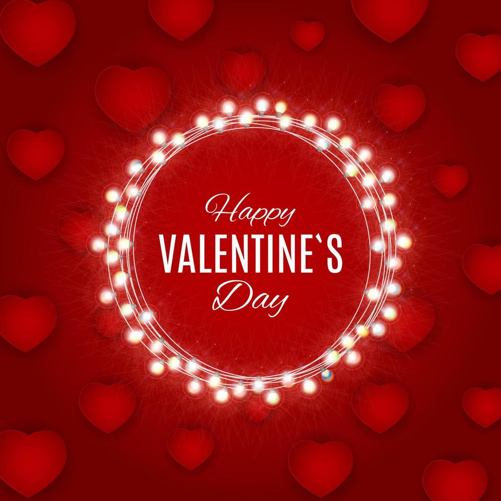 Valentine's Day Love and Feelings Sale Background Design. Vector illustration