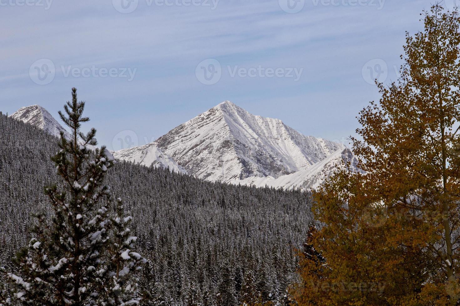 Rocky Mountains Winter Fall photo