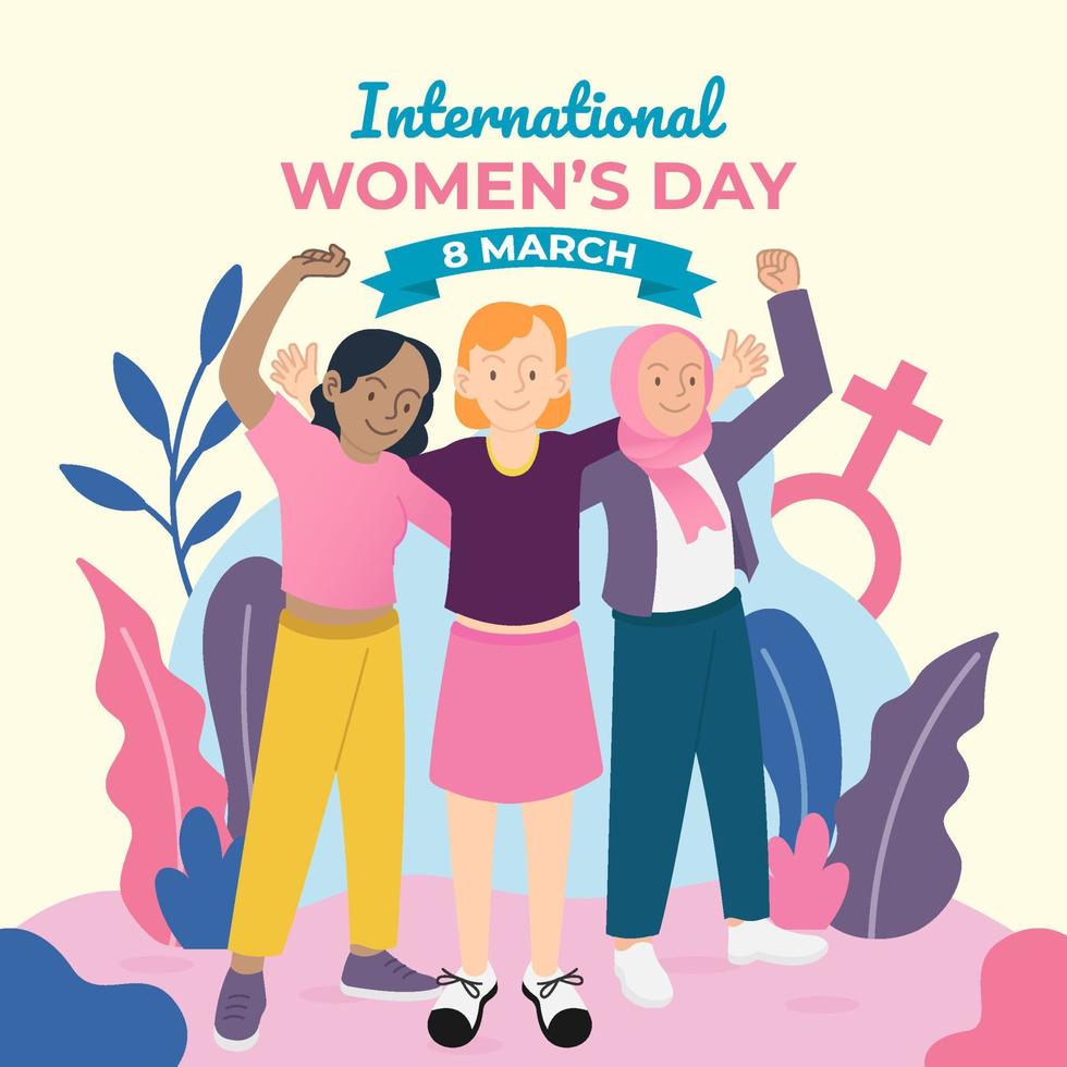 International Women's Day Concept 5181955 Vector Art at Vecteezy