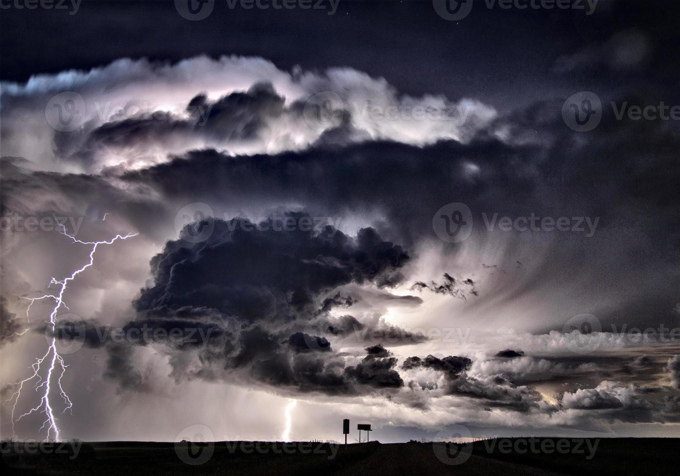 Prairie Storm Clouds Canada photo