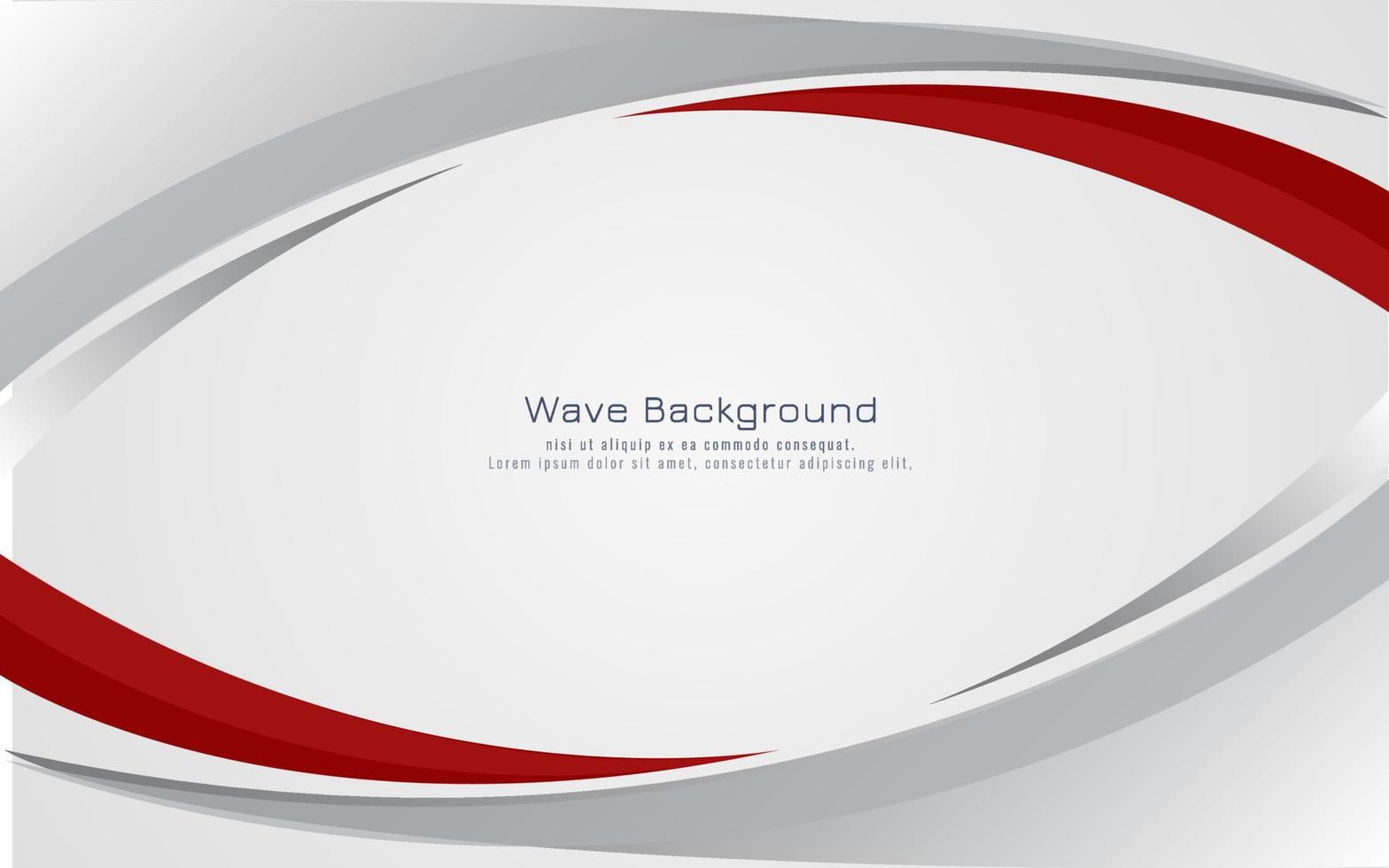 Abstract Background With Wave Style. Vector Illustration