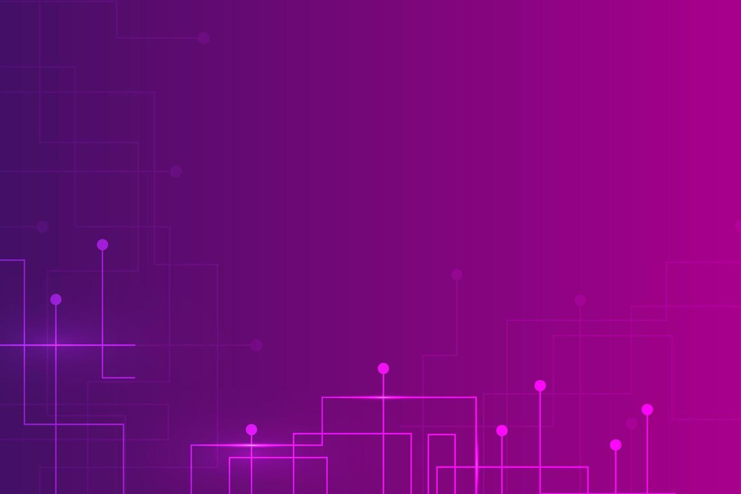 Technology Background Purple Color. Vector Illustration