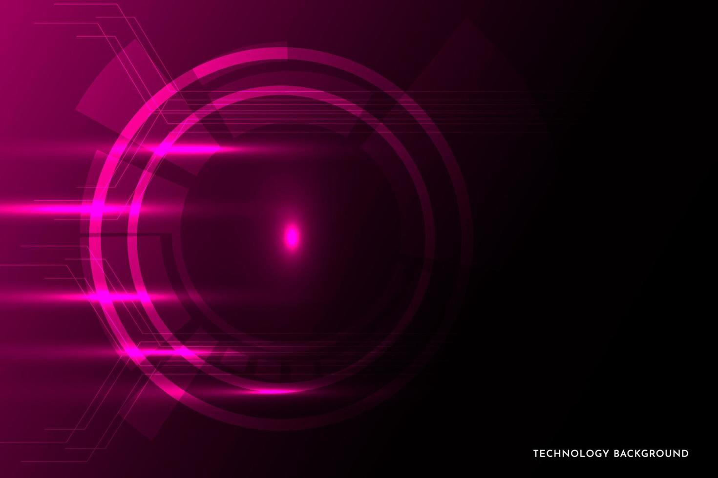 estilo abstracto de fondo de tecnología con color púrpura degradado vector