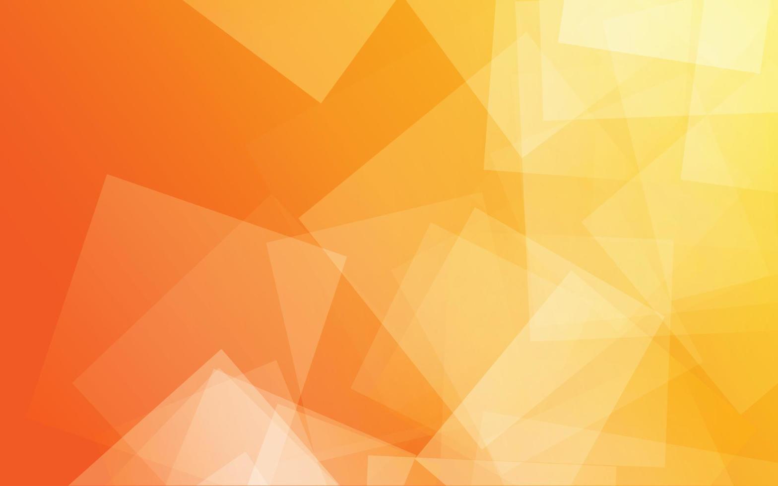 Orange geometric banner template. Gradient background vector