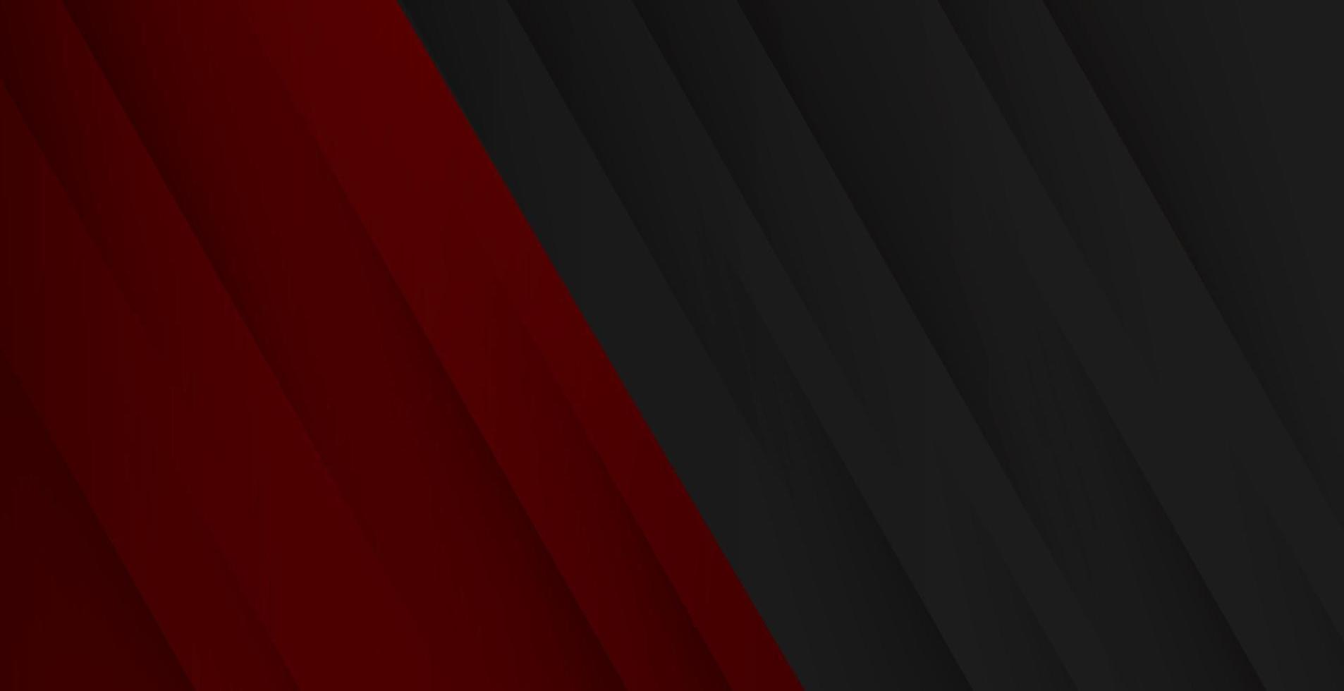 Abstract black and red background with deep shadow and texture, luxury line background concept. vector