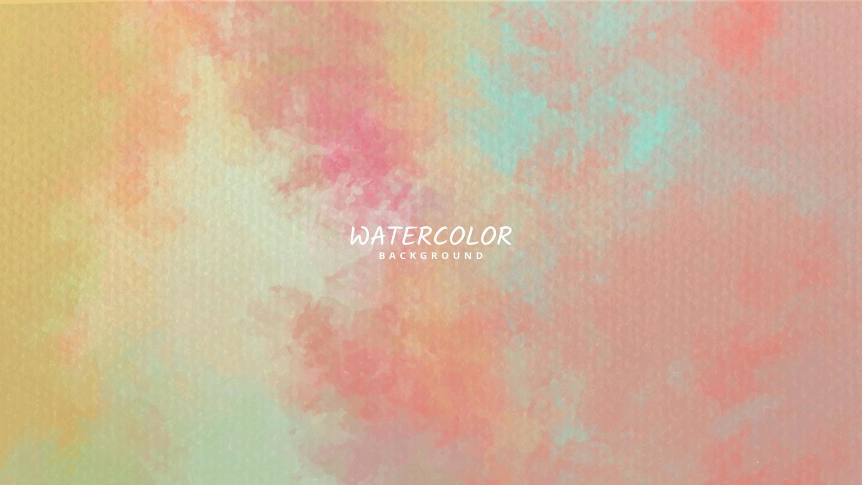 watercolor background with paper texture and white space for text vector