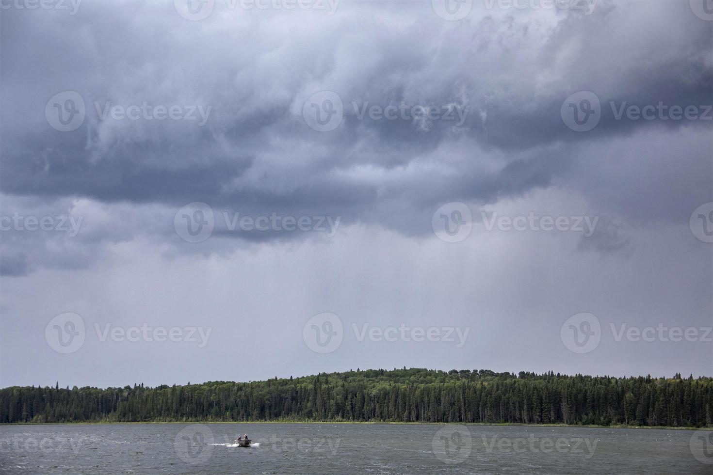 pradera nubes de tormenta canadá foto