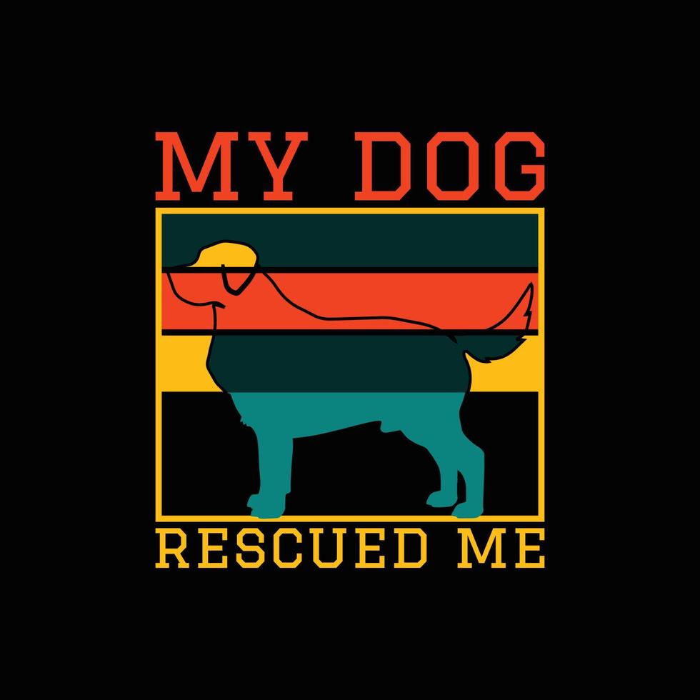 Dog T Shirt Design vector