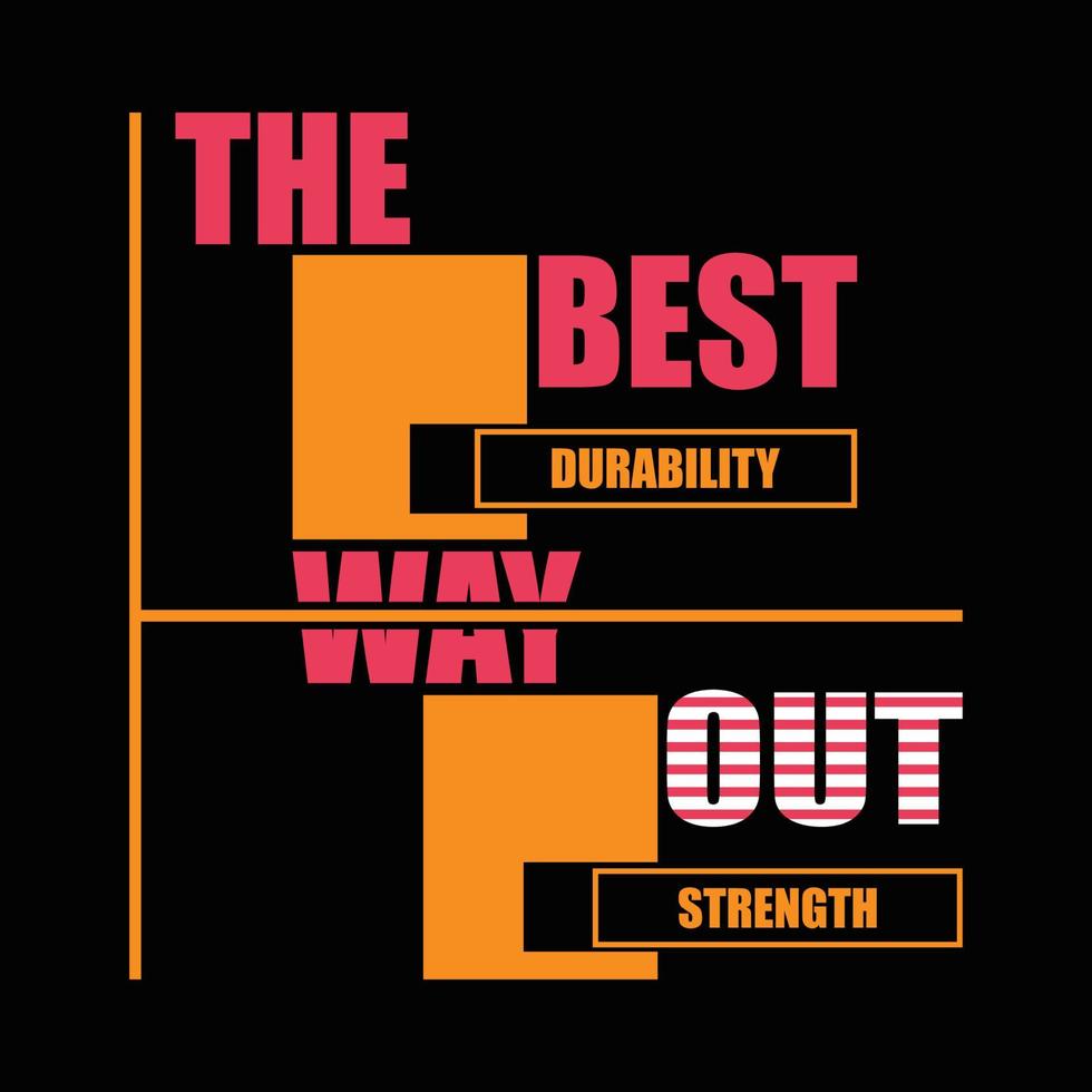 Typography T Shirt Design vector