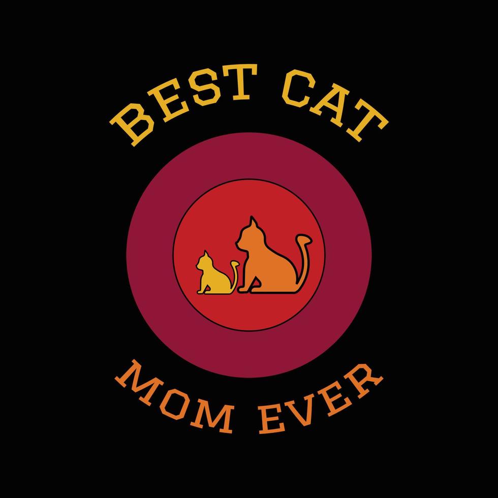 Cat T Shirt Design vector