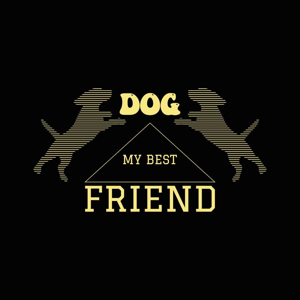 Dog T Shirt Design vector