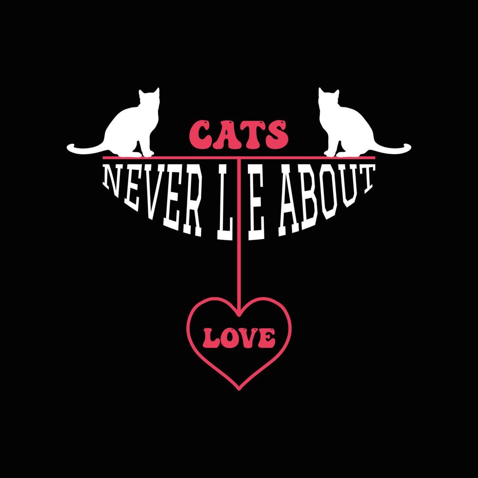 Cat T Shirt Design vector