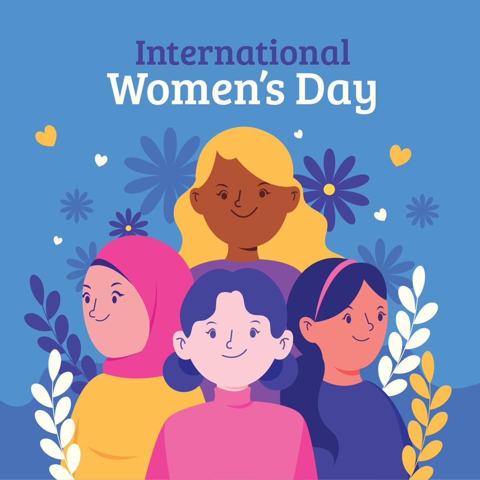 día Internacional de la Mujer vector