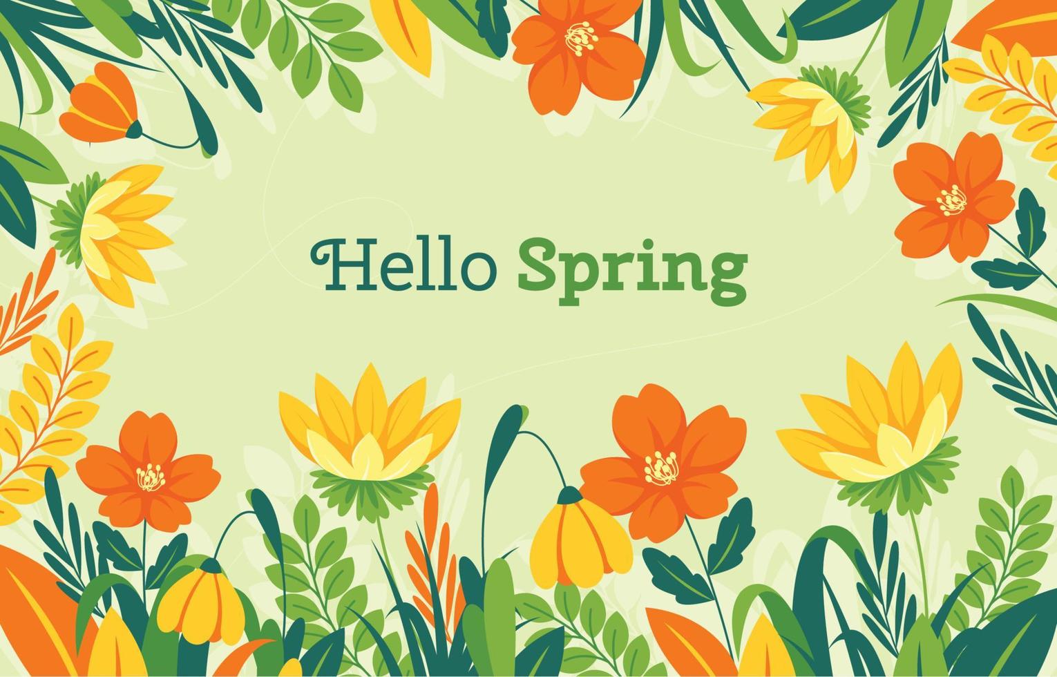 Spring Floral Background vector