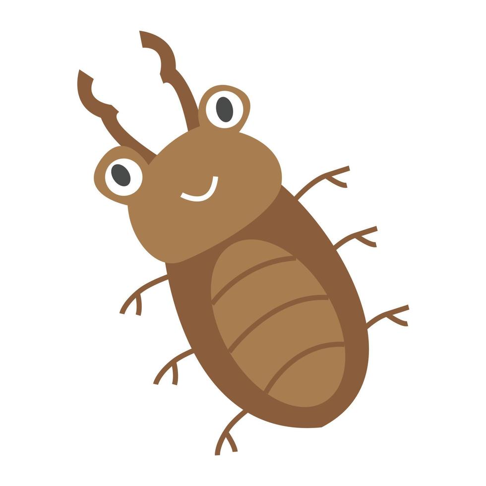 Beetle, a creative vector illustration of an insect
