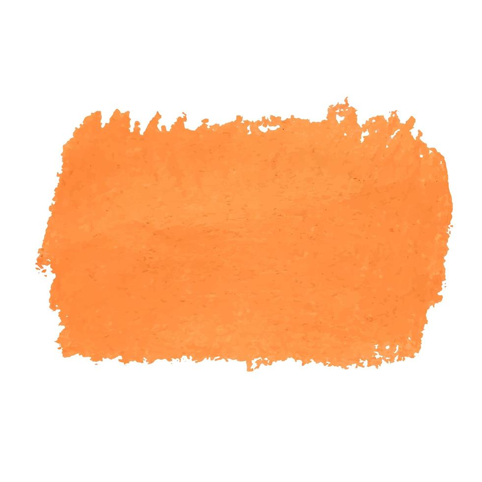 Abstract orange stain isolated on white background vector