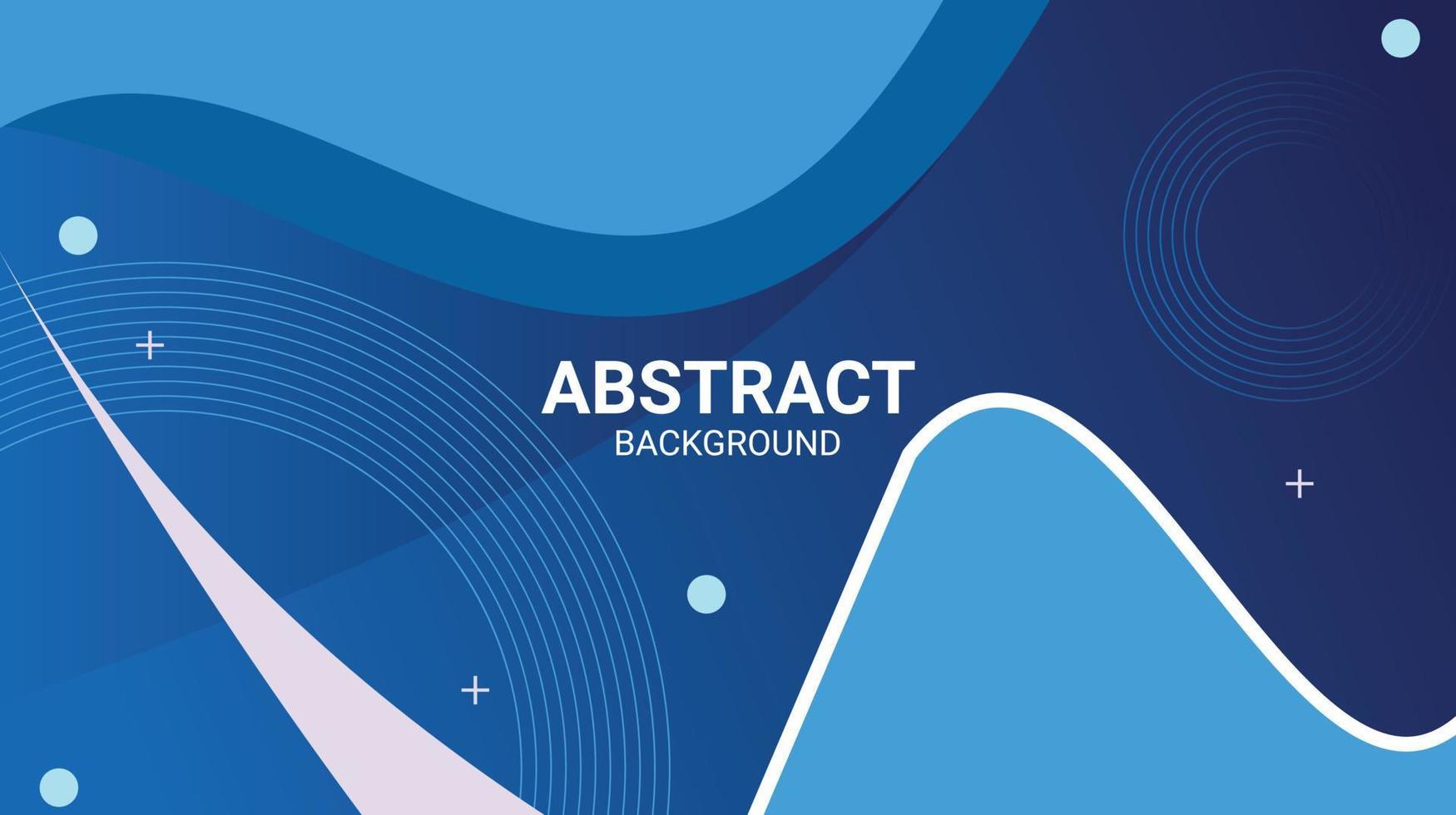 Abstract classic blue screensaver vector
