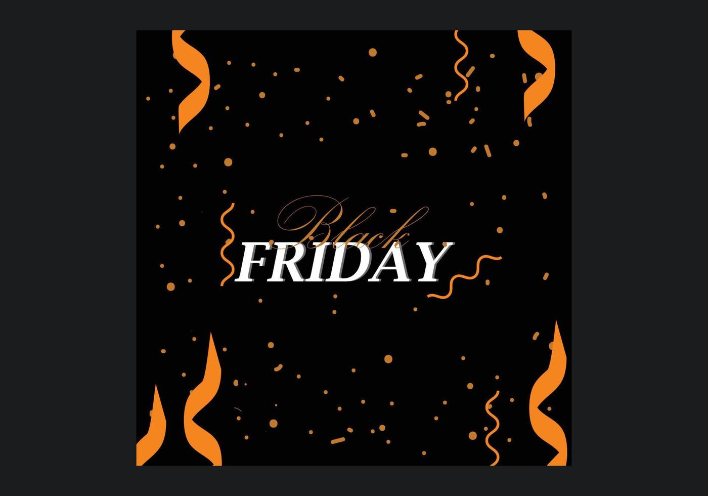 friday text effect vector