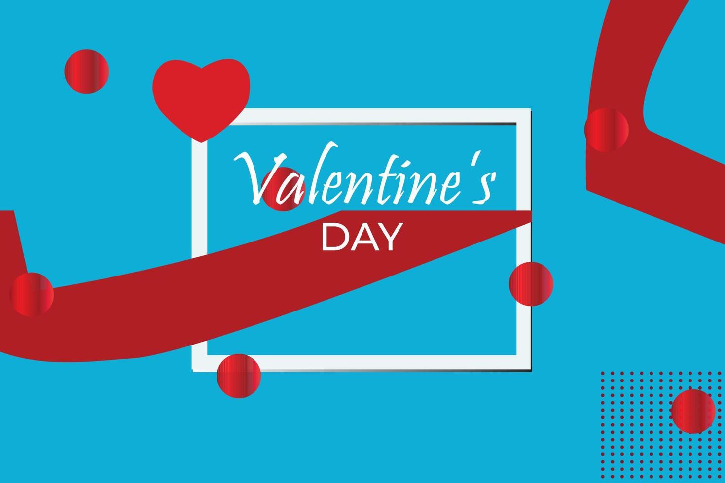 fondo decorativo del día de san valentín de corazones hermosos vector