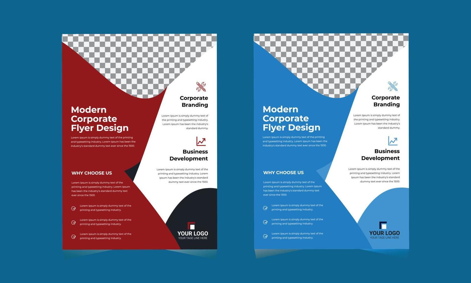 Security services poster template vector