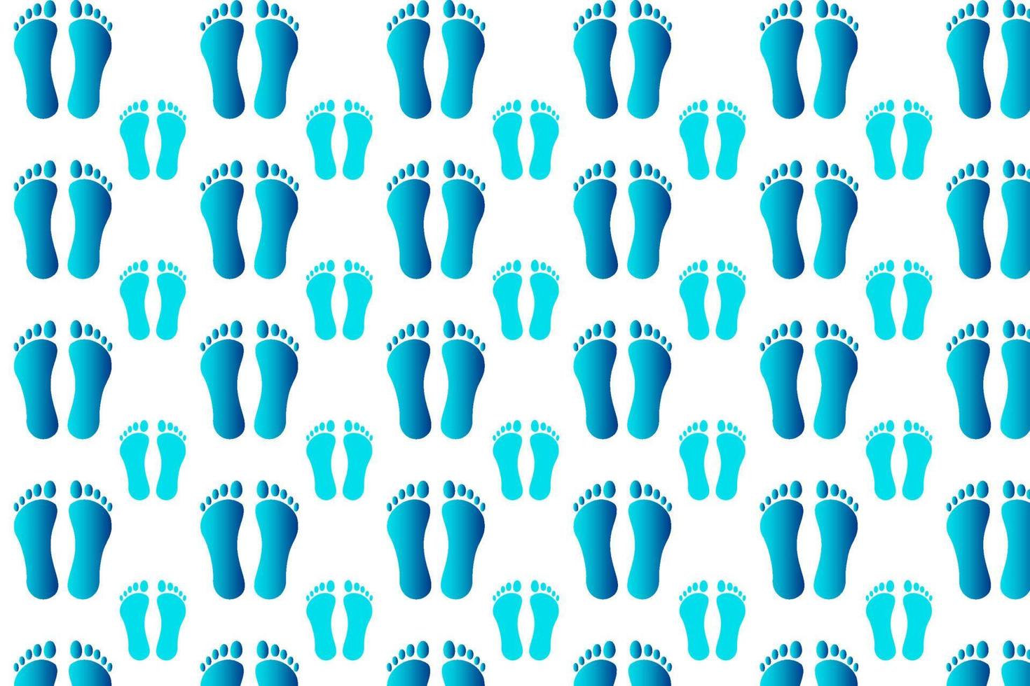 Abstract Man Footprint Pattern Background vector