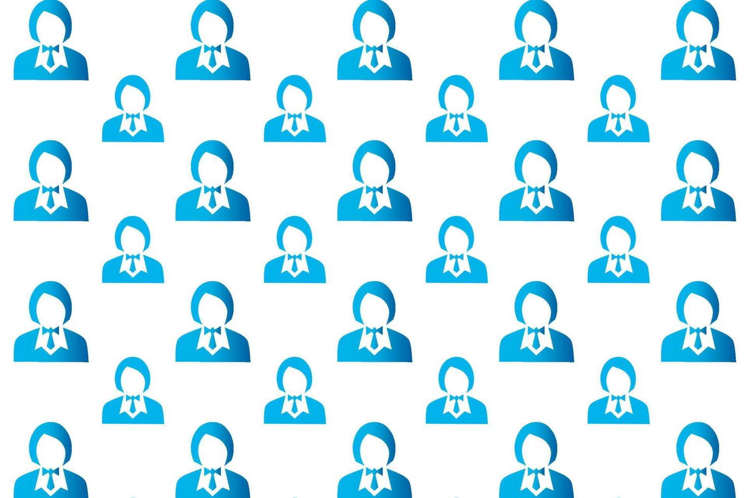 Abstract Business Woman Pattern Background vector