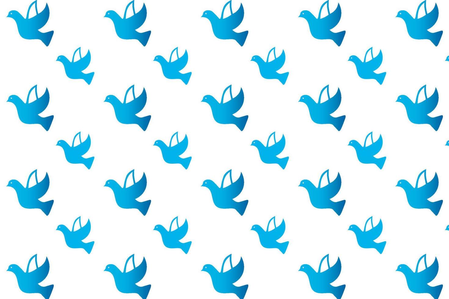 Abstract Peace Pigeon Pattern Background vector